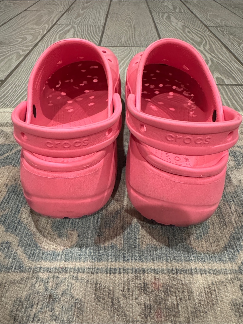Crocs Pink Baya Platform Crocs size women’s 8 - Picture 3 of 8